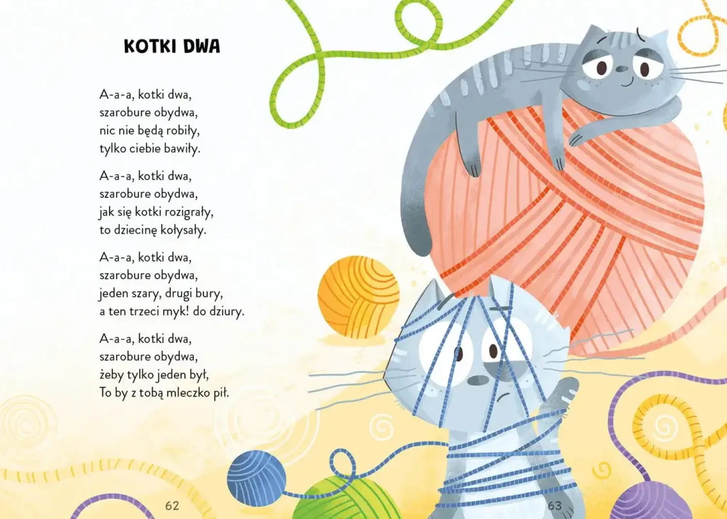 2-5 Lat | Wydawnictwo Wilga Lata osa koło nosa... i inne rymowanki