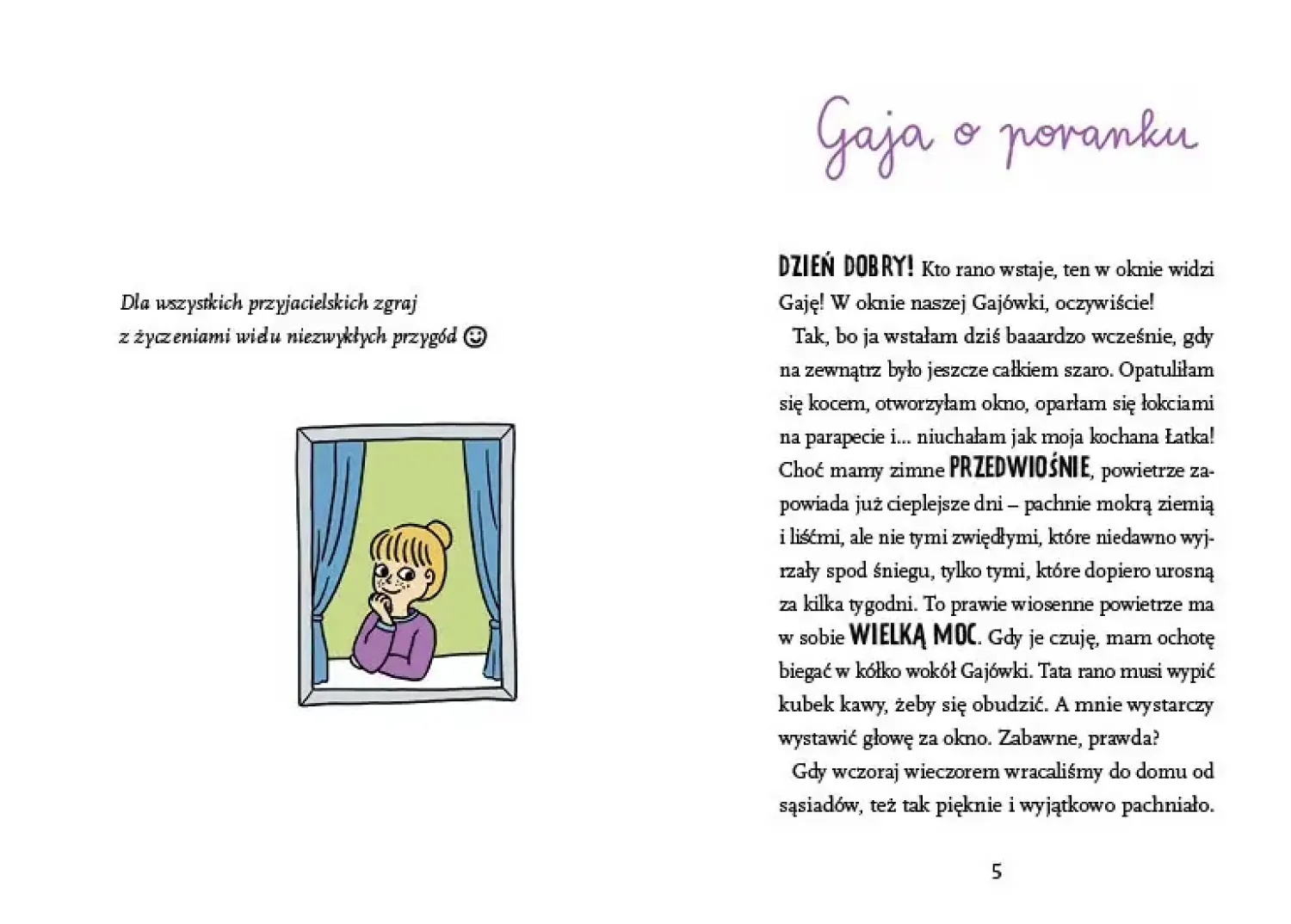 5-8 Lat | Wydawnictwo Świetlik Leśna Zgraja. Gaja z Gajówki.