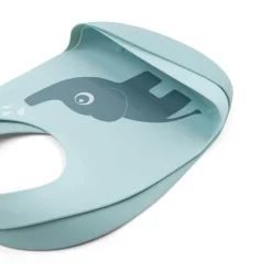 Śliniak Silikonowy 2 szt. Elphee Blue