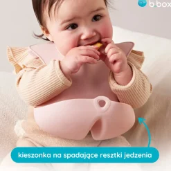 Śliniak z otwartą kieszonką róż