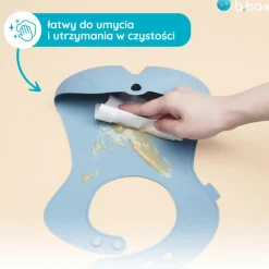 Śliniak z otwartą kieszonką róż