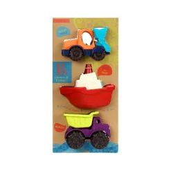3 Lata +|2 Lata + | B.Toys Loaders & Floaters – zestaw 3 pojazdów