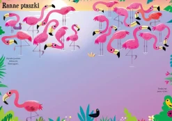 Lubię naklejać. Flamingi