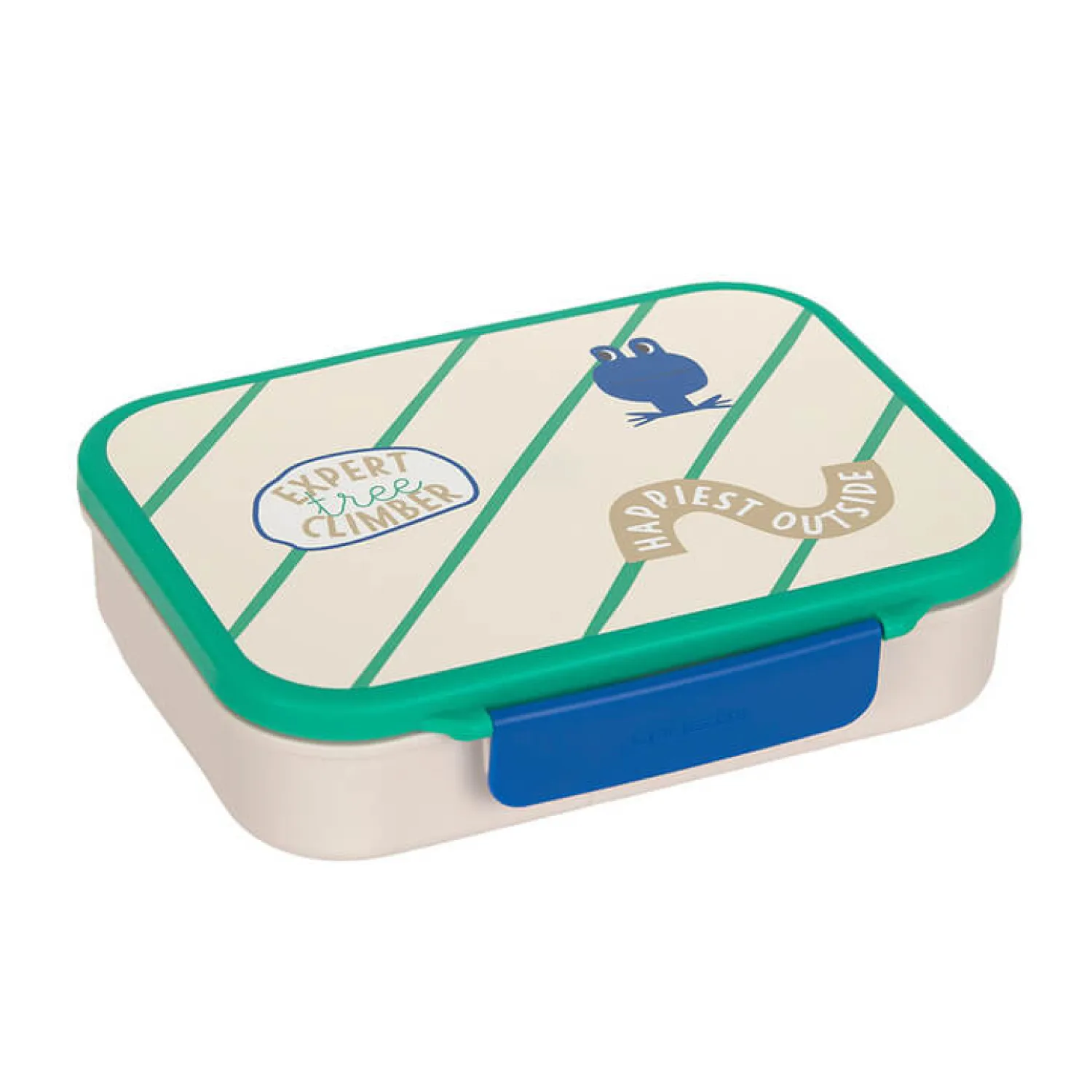 Lunchboxy|Przechowywanie Jedzenia | Lassig Lunchbox Bento z przegródkami Happy Trails Frog