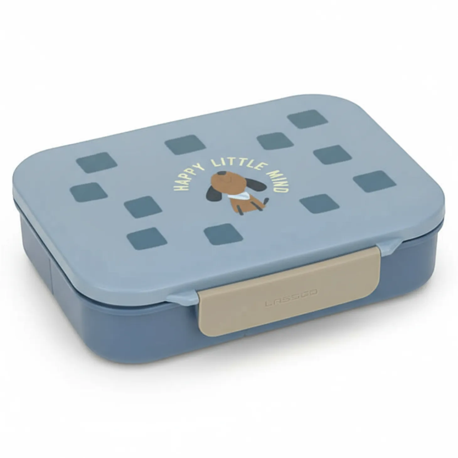 Lunchbox Bento z przegródkami Pattern Party blue & green