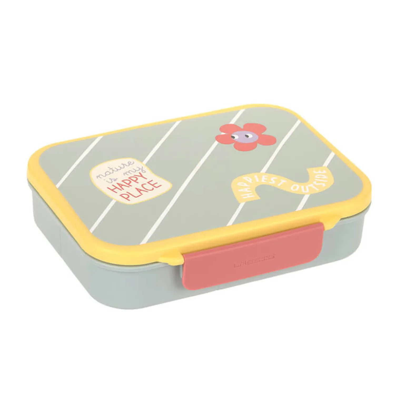 Lunchboxy|Przechowywanie Jedzenia | Lassig Lunchbox Bento z przegródkami Happy Trails Flower