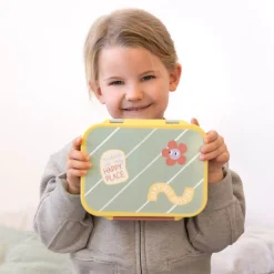 Lunchboxy|Przechowywanie Jedzenia | Lassig Lunchbox Bento z przegródkami Happy Trails Flower