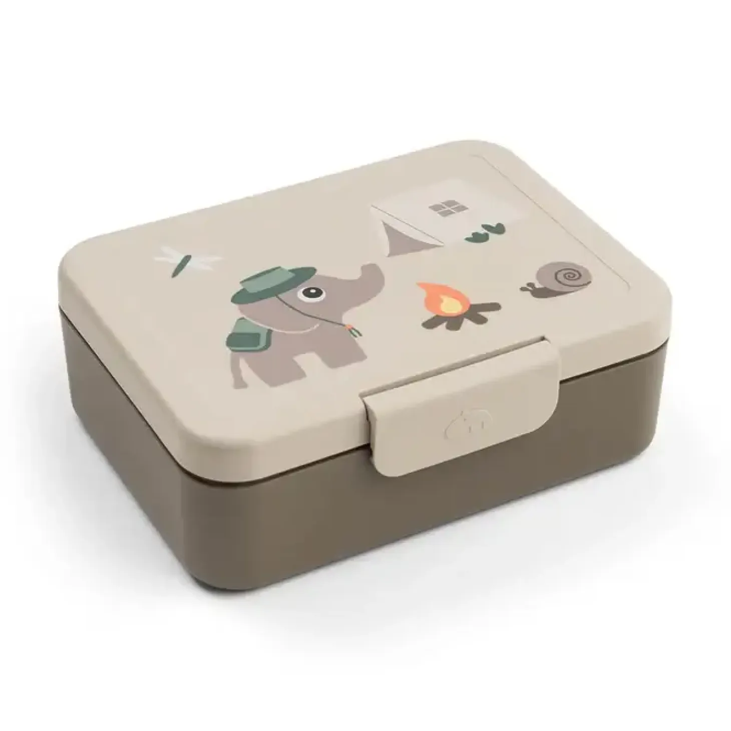 Lunchbox dla dziecka z podziałką Tiny Trails Sand