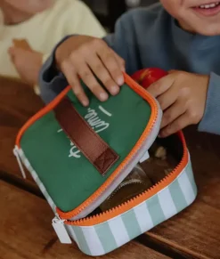 Lunchbox Mini Green Stripes