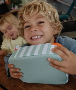 Lunchbox Mini Green Stripes