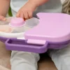 Przechowywanie Jedzenia|Przydatne Akcesoria | GOBE LUNCHBOX & SNACK SPINNER 2IN1 śniadaniówka dla dzieci, Grape Purple