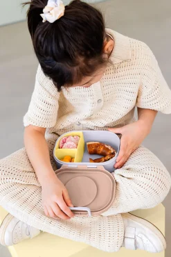 Lunchboxy|Przechowywanie Jedzenia | Lassig Lunchbox Style & Snack z przegródkami Pattern Party - rose, lilac
