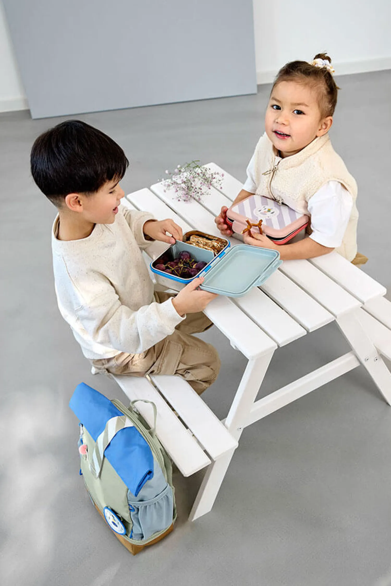 Lunchboxy|Przechowywanie Jedzenia | Lassig Lunchbox ze stali nierdzewnej Sunny Explorer rose & pink