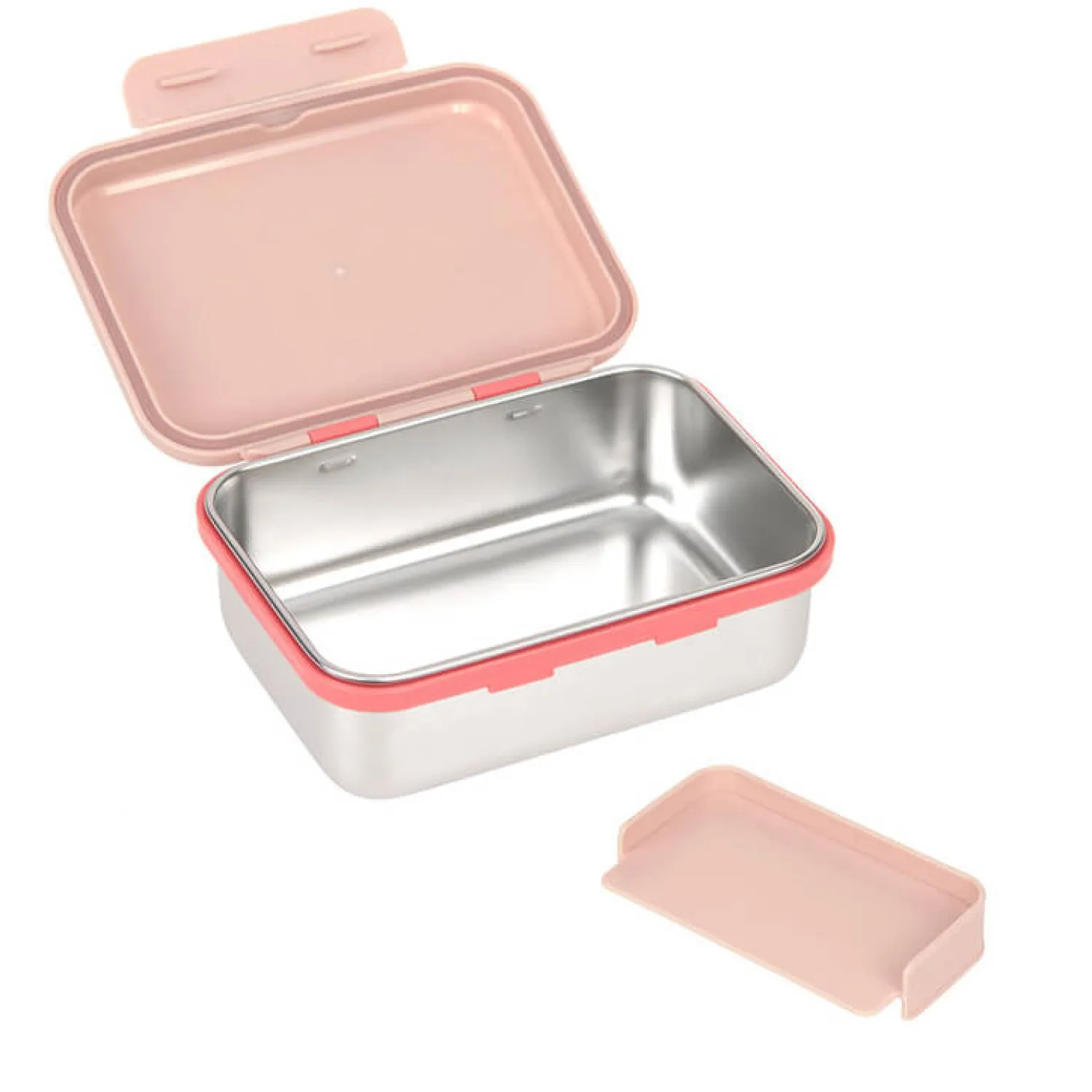 Lunchboxy|Przechowywanie Jedzenia | Lassig Lunchbox ze stali nierdzewnej Sunny Explorer rose & pink
