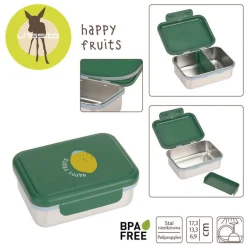 Lunchbox ze stali nierdzewnej Happy Fruits Lemon