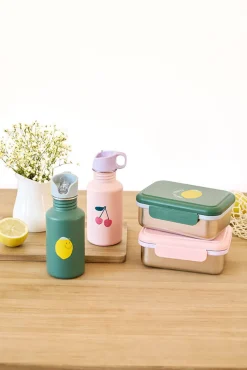 Lunchbox ze stali nierdzewnej Happy Fruits Lemon