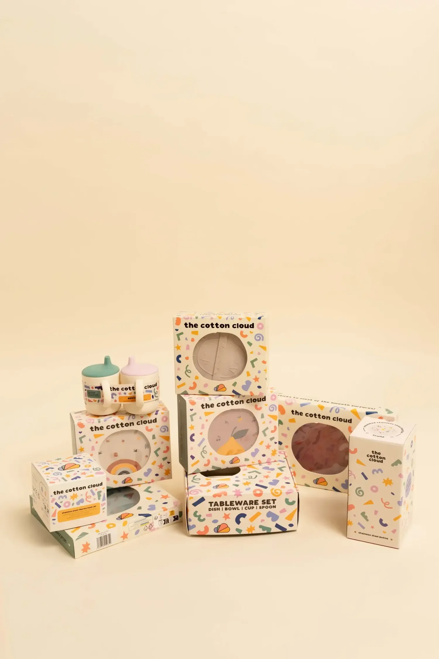 Lunchboxy|Przechowywanie Jedzenia | The cotton cloud Lunchbox ze stali nierdzewnej z wyjmowanymi przegródkami - Cherry Pop