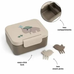Lunchboxy|Przechowywanie Jedzenia | Done by Deer Lunchbox z widelczykami Tiny Trails Sand