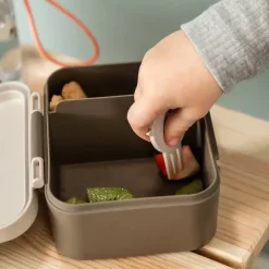 Lunchboxy|Przechowywanie Jedzenia | Done by Deer Lunchbox z widelczykami Tiny Trails Sand