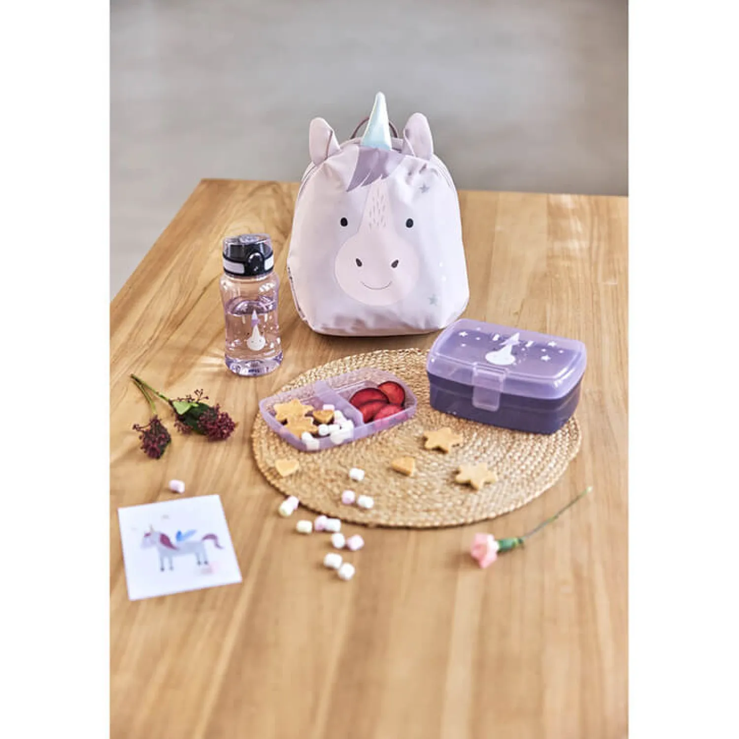 Lunchboxy|Przechowywanie Jedzenia | Lassig Lunchbox z wkładką About Friends - Jednorożec