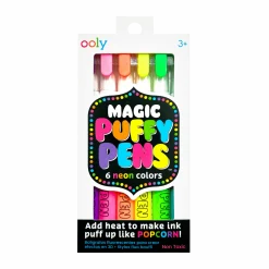 Artykuły Plastyczne | Ooly Magicznie Puchnące Flamastry z Efektem 3D, Magic Puffy
