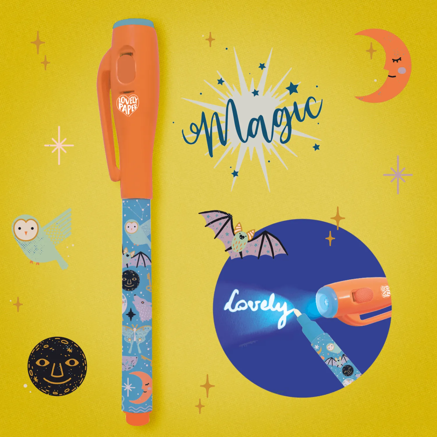 6 Lat+|3 Lata + | Djeco Magiczny długopis Camille