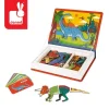 Idealne W Podróży|6 Lat+ | Janod Magnetyczna układanka Dinozaury Magnetibook