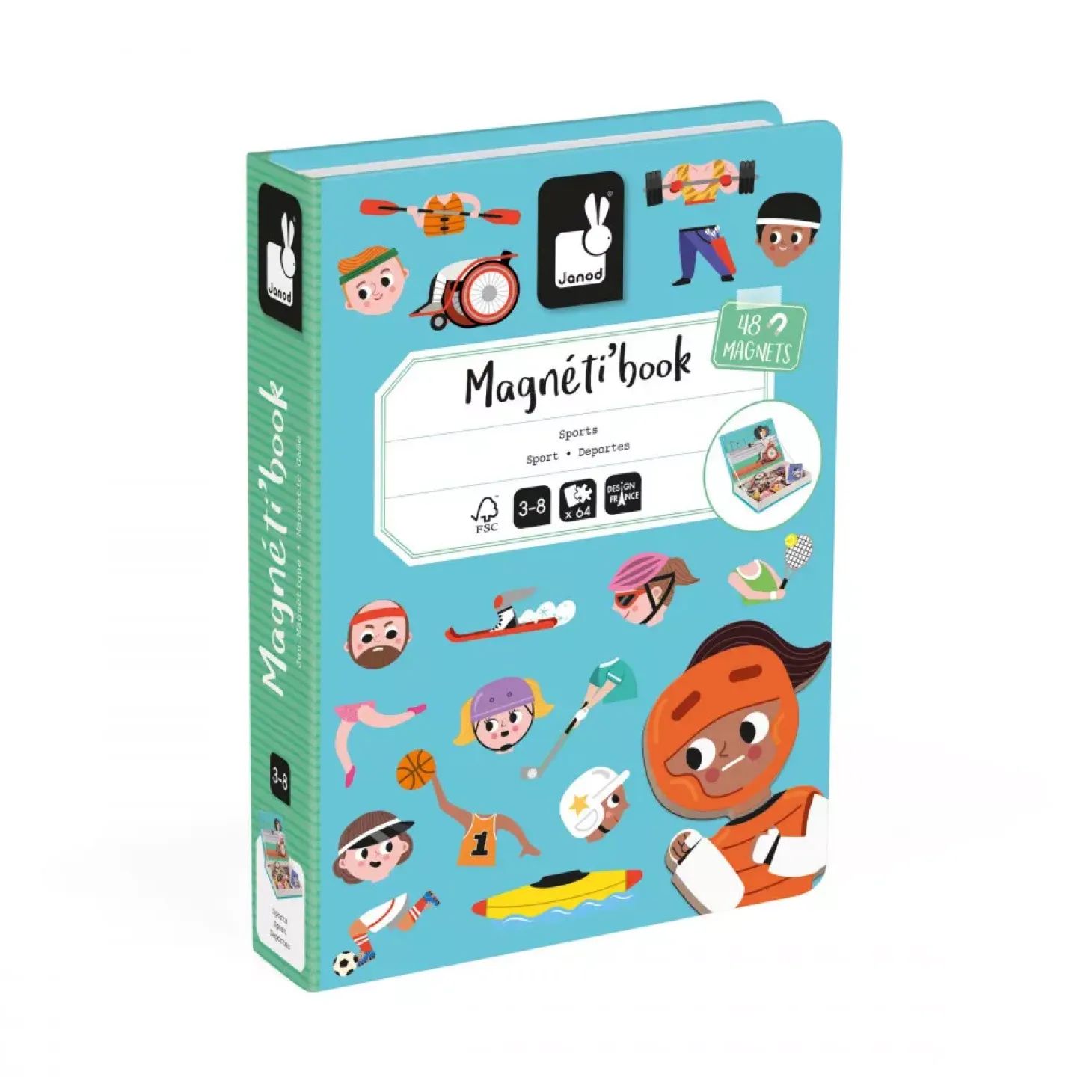 Magnetyczna układanka Sport Magnetibook