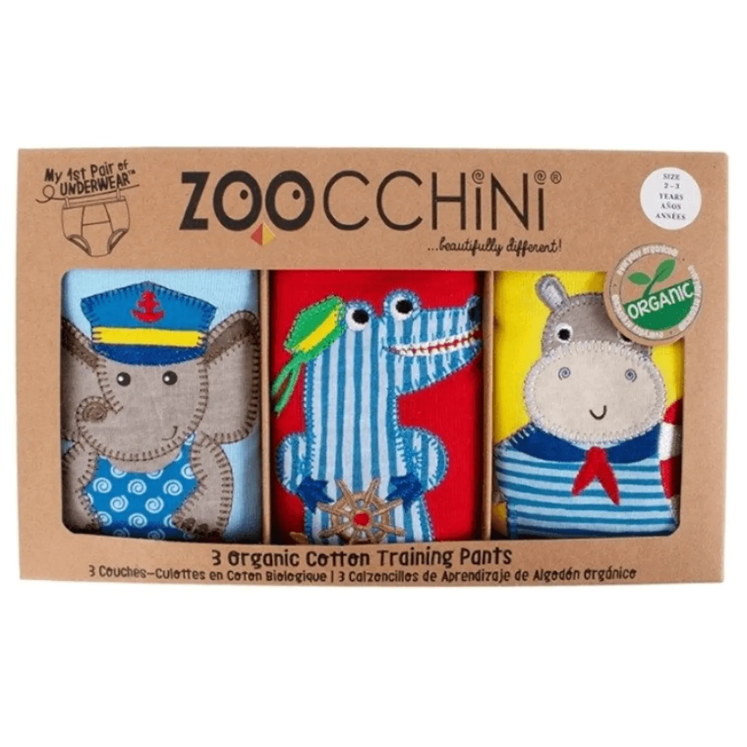 Pa Pa Pielucho|Majtki Treningowe | Zoocchini Majtki Treningowe - Maritime Mates