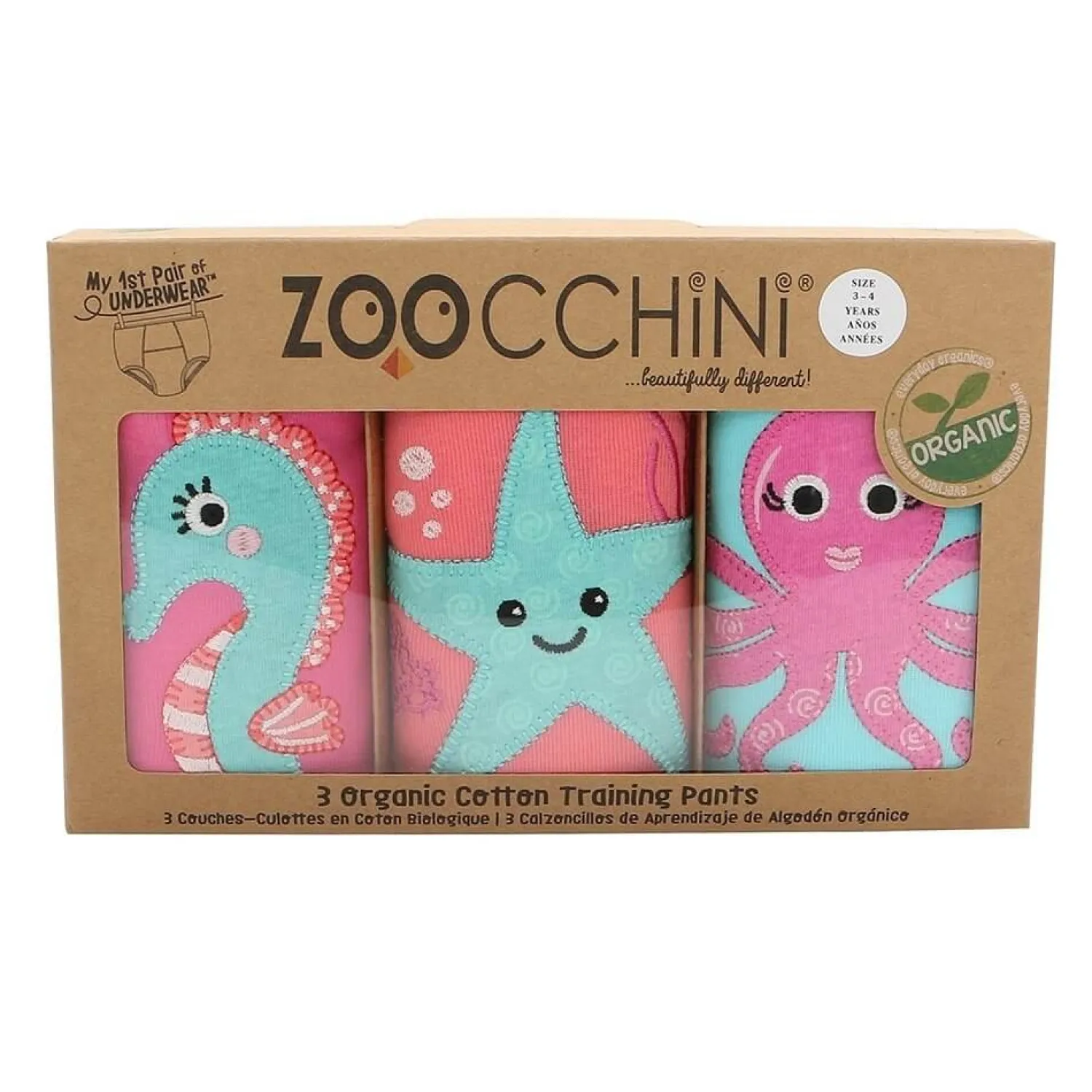 Pa Pa Pielucho|Majtki Treningowe | Zoocchini Majtki Treningowe - Ocean Gals