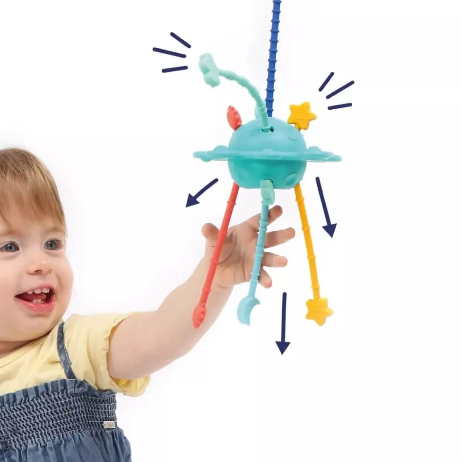 Idealne W Podróży|12M+ | LUDI Manipulacyjna zabawka sensoryczna Zippy