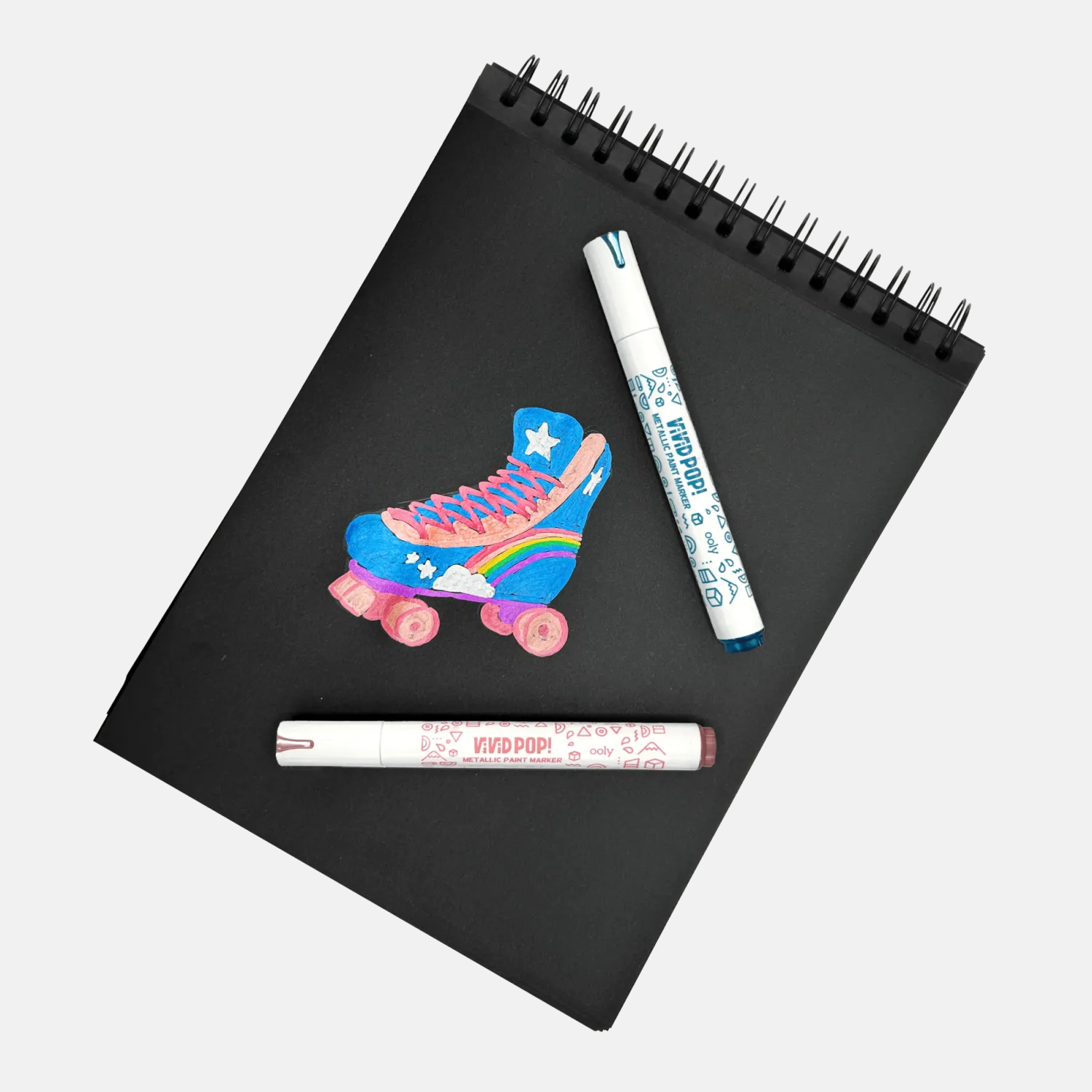 Artykuły Plastyczne | Ooly Markery Akrylowe Vivid Pop! Metaliczne Kolory