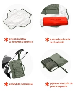 Przewijaki Podróżne|Przewijaki Podróżne | Skip Hop Mata do przewijania Pronto Sage