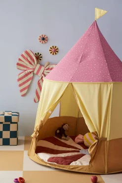 12M+|Maty Edukacyjne | Kids Concept Mata do zabawy Circus - czerwona