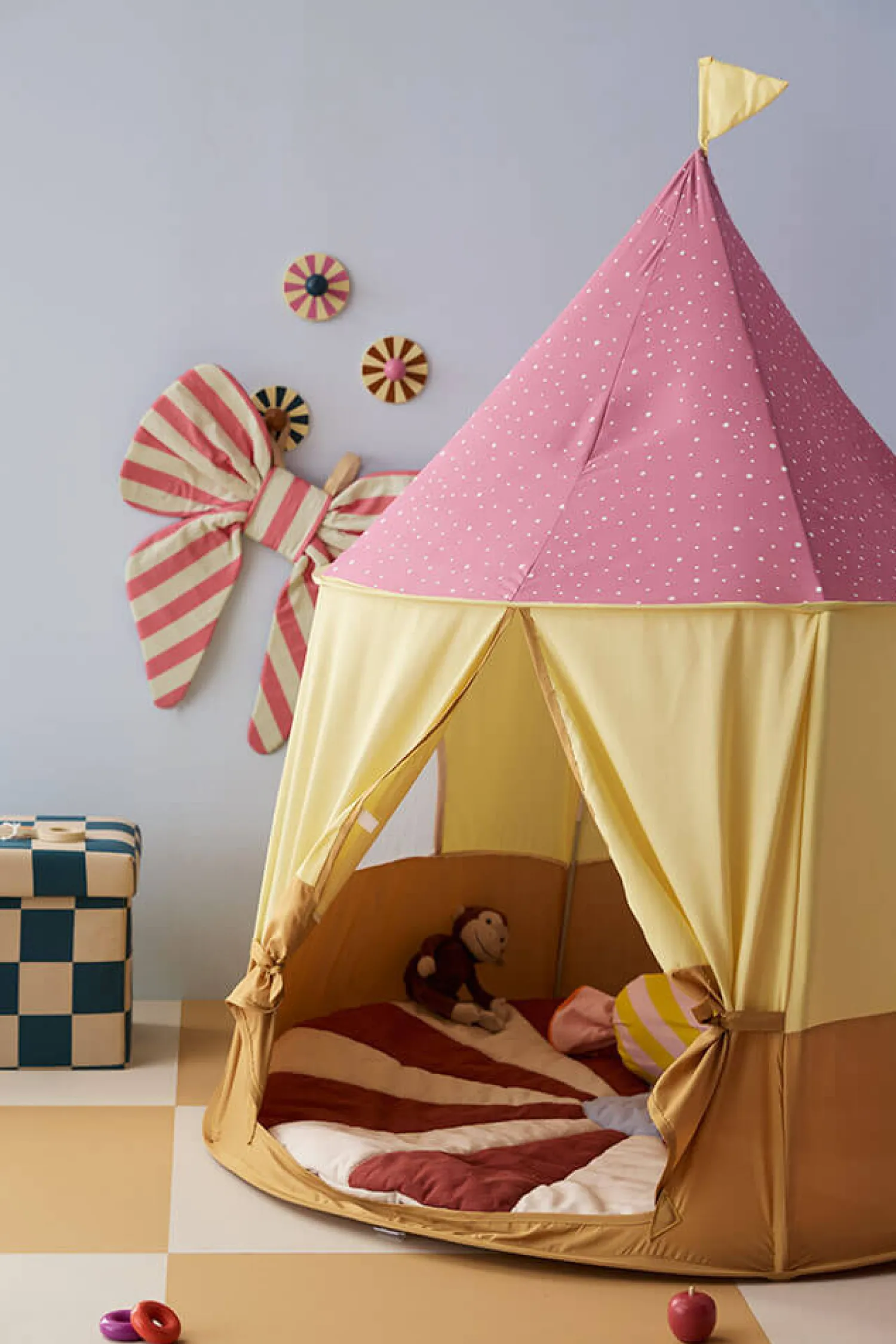 12M+|Maty Edukacyjne | Kids Concept Mata do zabawy Circus - czerwona