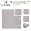 Maty Edukacyjne|Maty Edukacyjne | Toddlekind Mata do zabawy piankowa podłogowa Classic Playmat Stone