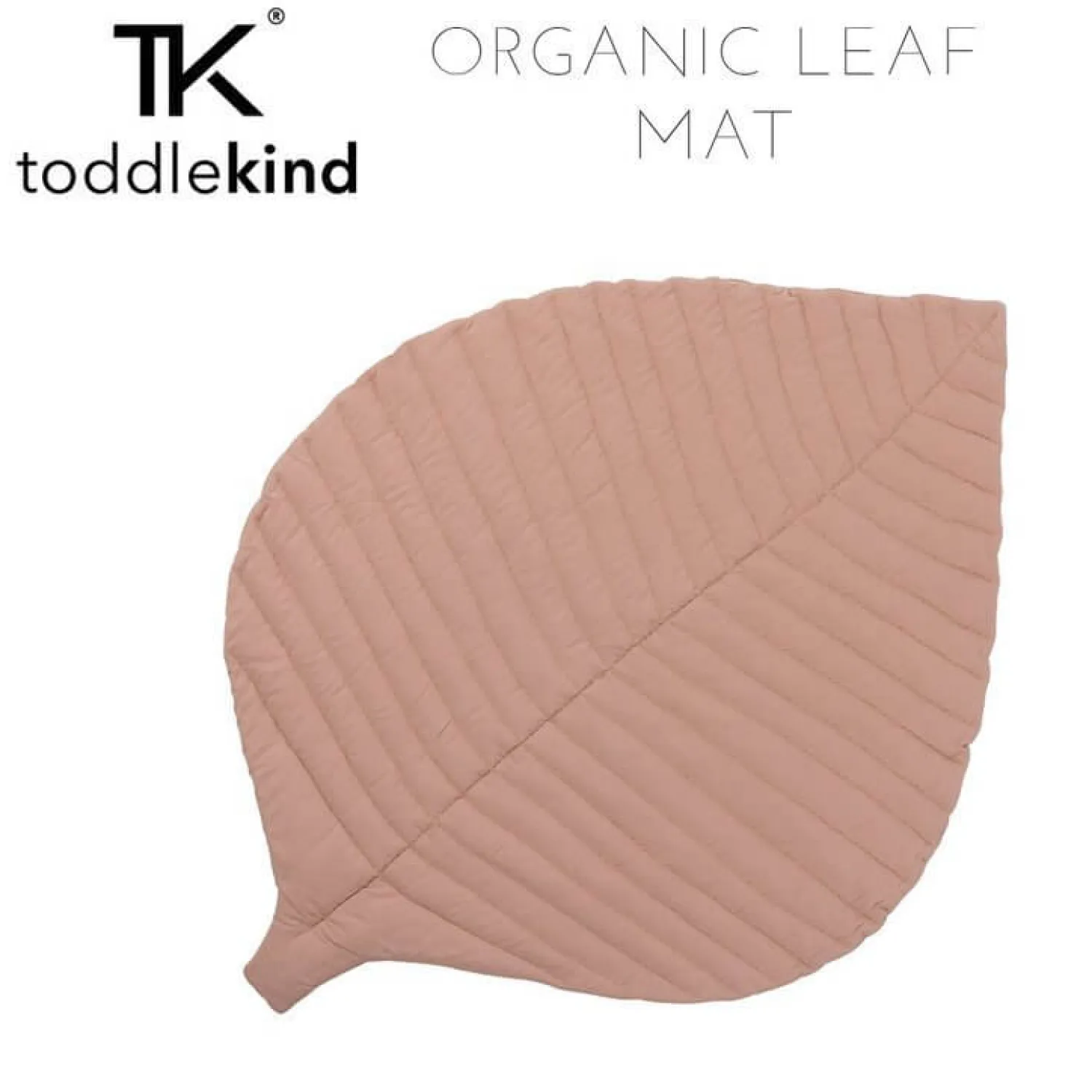 12M+|6 Lat+ | Toddlekind Mata do zabawy z bawełny organicznej w kształcie liścia - Sea Shell
