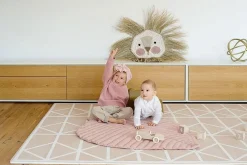 12M+|6 Lat+ | Toddlekind Mata do zabawy z bawełny organicznej w kształcie liścia - Sea Shell