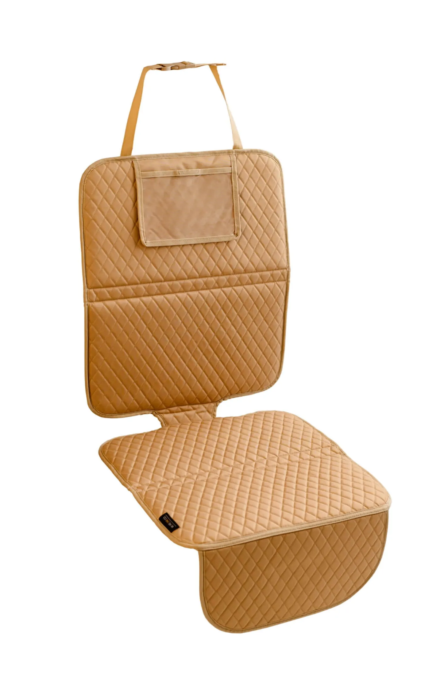 Mata ochronna pod fotelik samochodowy - Diamond Beige