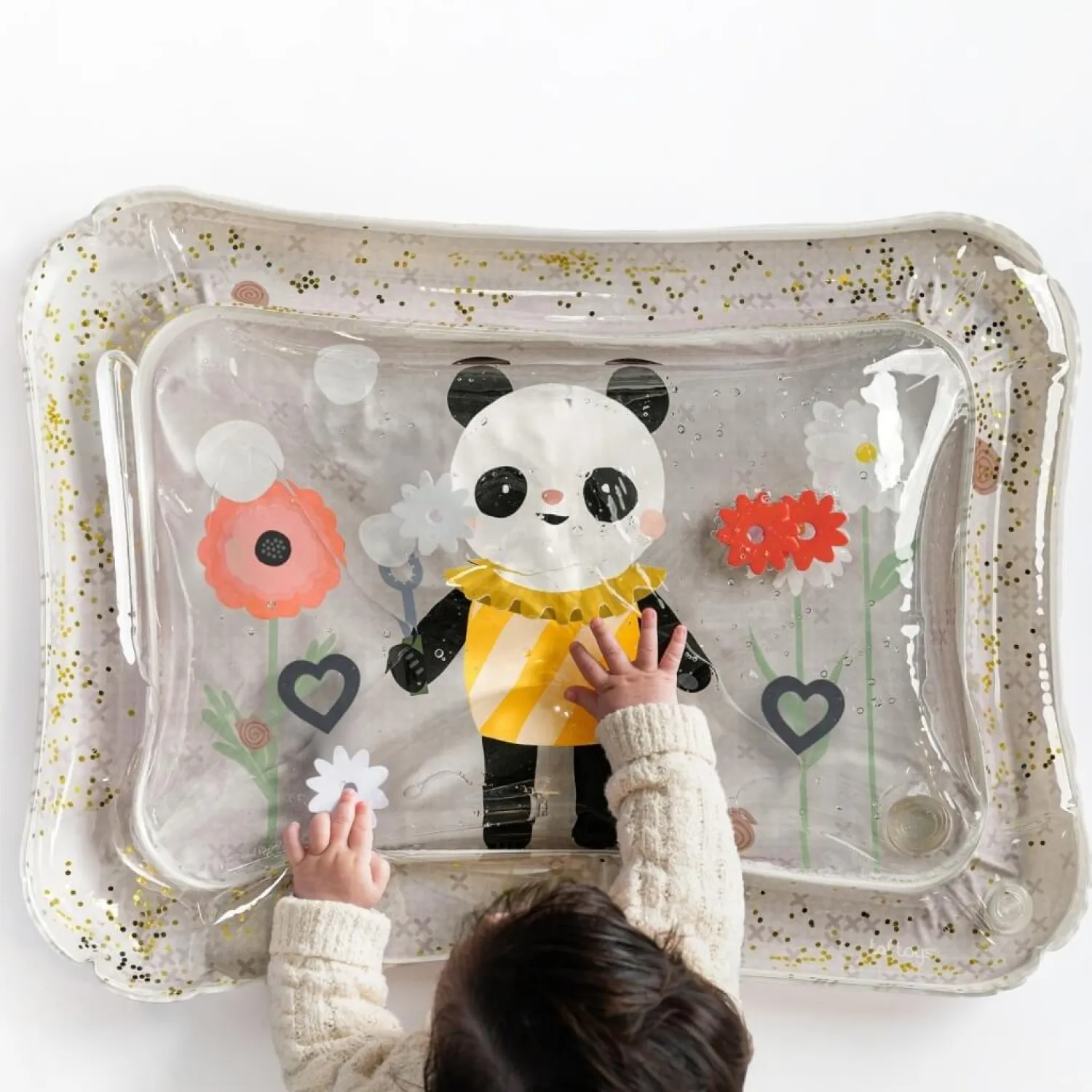 12M+|Aktywizujące | Taf Toys Mata wodna - Panda Odkrywca