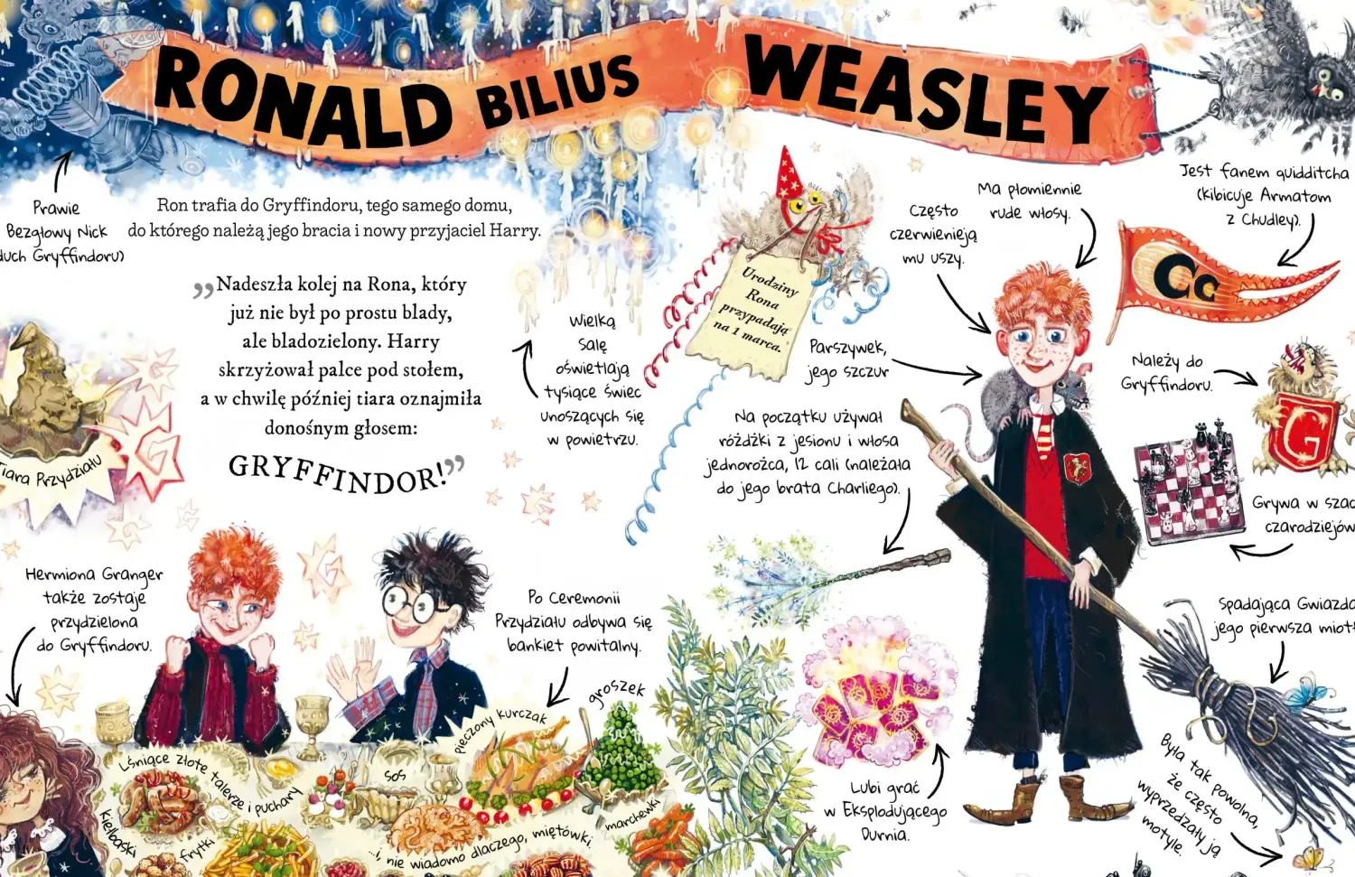 9 Lat +|5-8 Lat | Wydawnictwo Media Rodzina Mały potterownik. Ron Weasley. Przewodnik po serii Harry Potter.