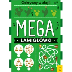 5-8 Lat|2-5 Lat | Wydawnictwo Wilga Mega łamigłówki. Odkrywcy w akcji