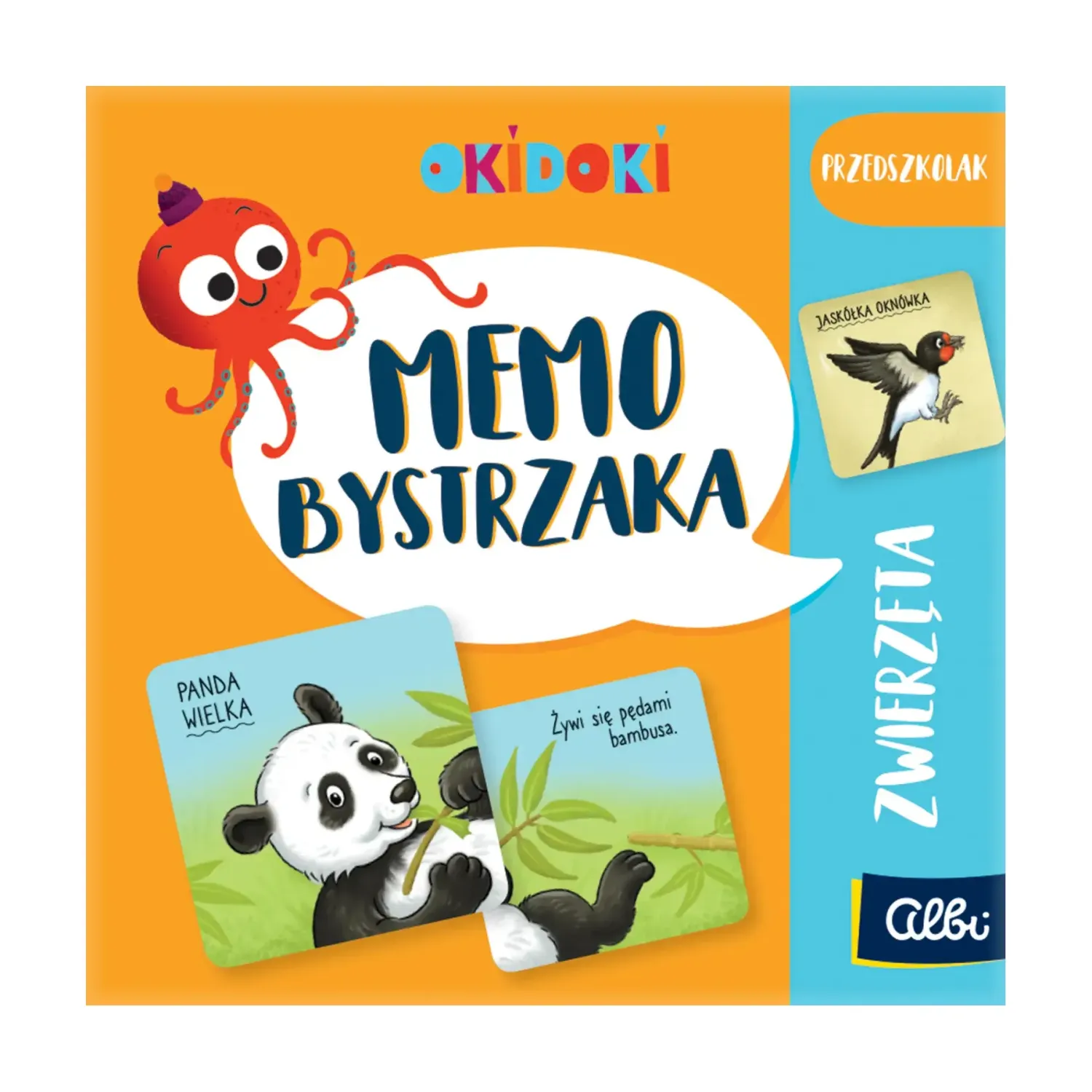 Albi|5-8 Lat | Albi Memo Bystrzaka. Zwierzęta - OKIDOKI