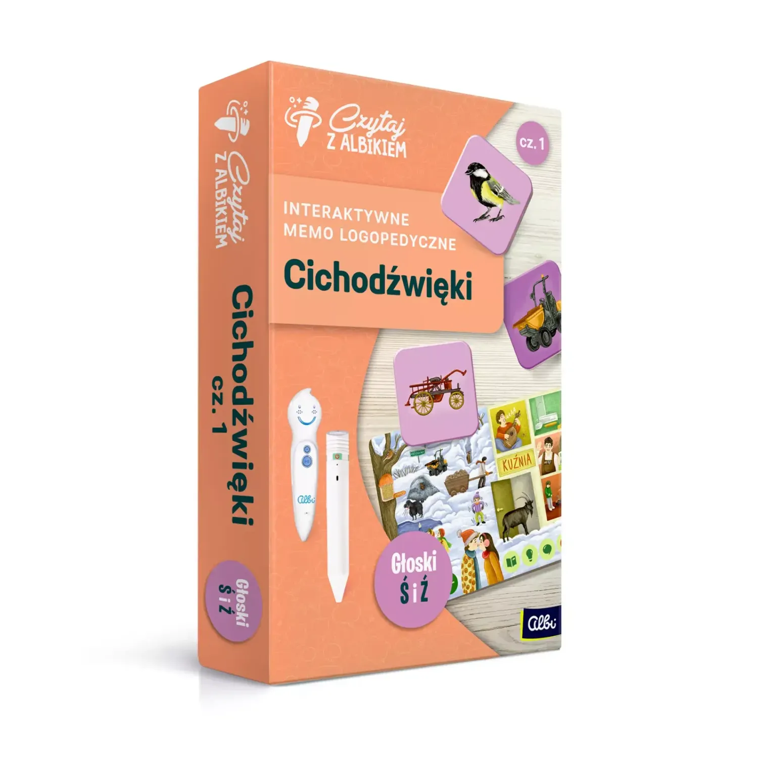 6 Lat+|3 Lata + | Albi Memo logopedyczne – Cichodźwięki cz.1