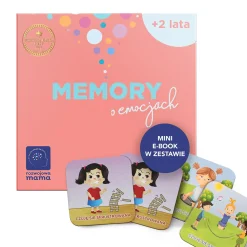6 Lat+|Aktywizujące | rozwojowa mama Memory o emocjach – gra o emocjach + mini e-book 2+
