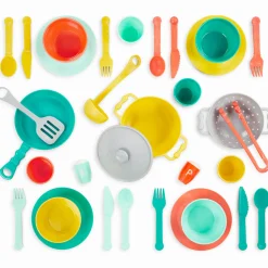 2 Lata +|Odgrywanie Ról | B.Toys Mini Chef Kitchen Set – zastawa STOŁOWA i akcesoria KUCHENNE