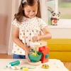 2 Lata +|4 Lata + | B.Toys Mini Chef – Mix & Bake Playset – drewniany mikser z akcesoriami i składnikami do pieczenia ciast