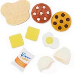 2 Lata +|4 Lata + | B.Toys Mini Chef – Mix & Bake Playset – drewniany mikser z akcesoriami i składnikami do pieczenia ciast