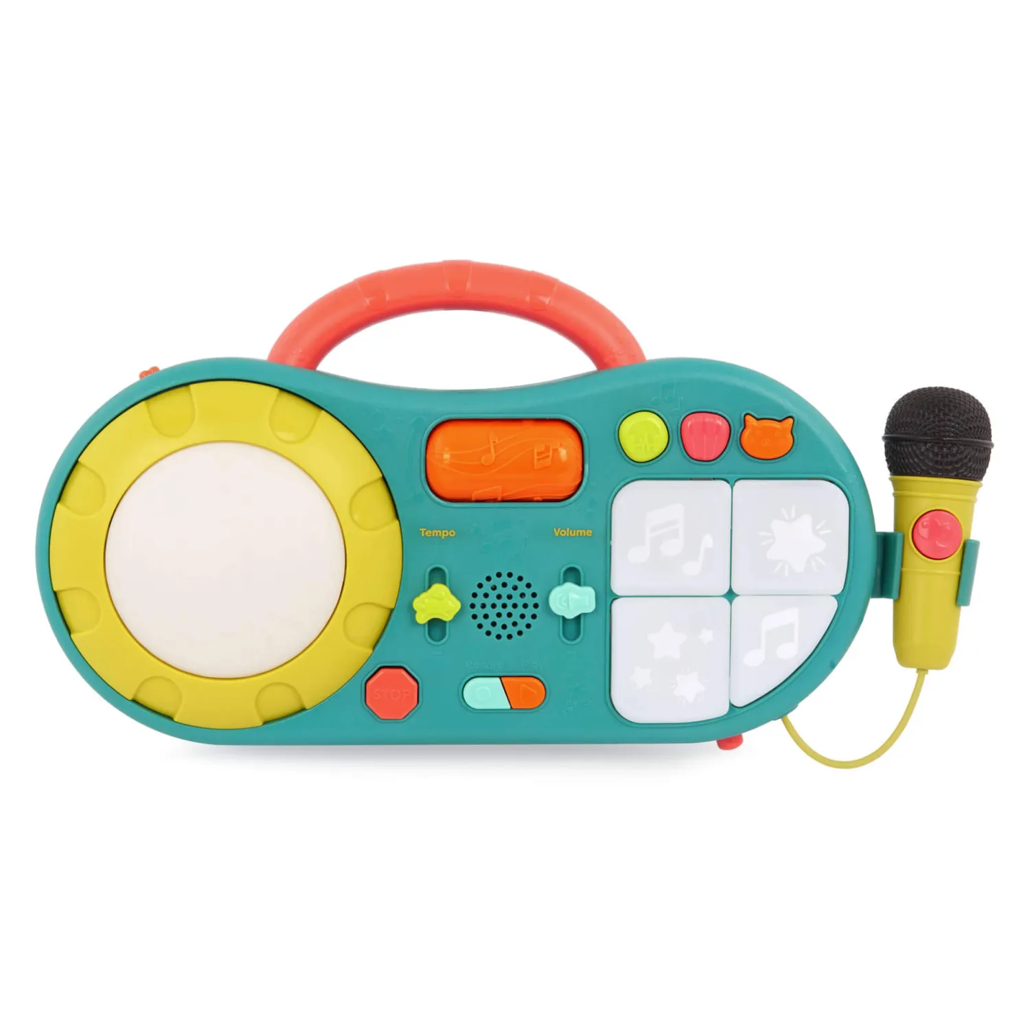6 Lat+|3 Lata + | B.Toys MiniMixer – konsola DJ-a do miksowania muzyki