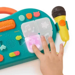 6 Lat+|3 Lata + | B.Toys MiniMixer – konsola DJ-a do miksowania muzyki